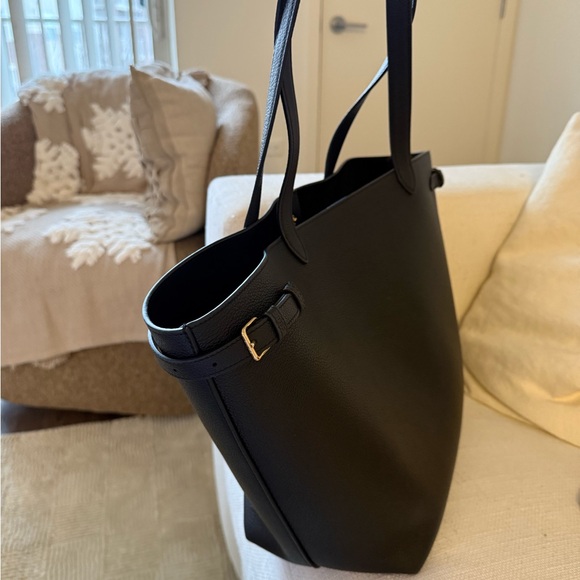 Celine Black Grained Calfskin Cabas Tote - Picture 5 of 5